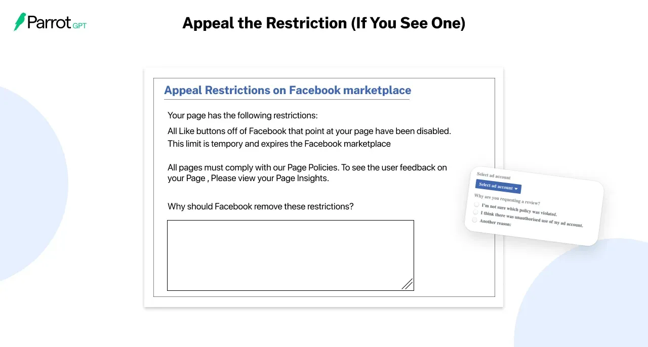 Appeal the Restriction (If You See One)