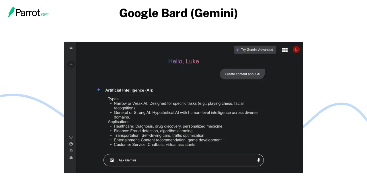 Google Bard (Gemini)