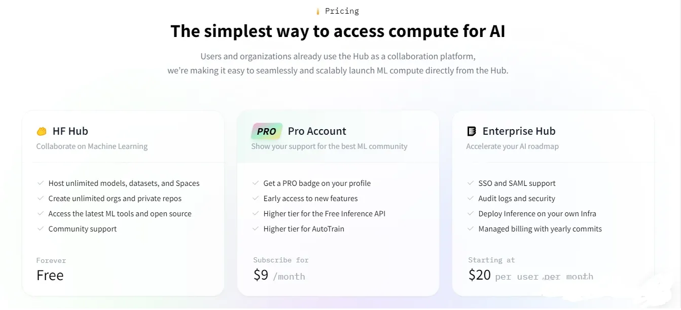 Paid Options and Pricing Tiers