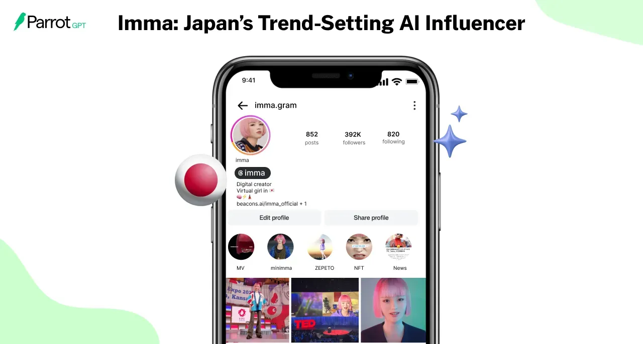 Imma: Japan’s Trend-Setting AI Influencer