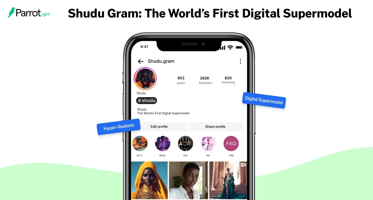 Shudu Gram: The World’s First Digital Supermodel