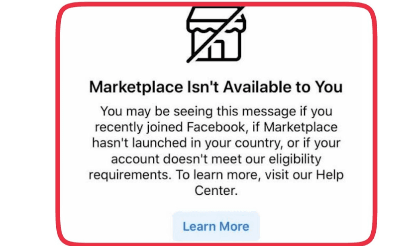 First Things First — Are You Eligible for Facebook Marketplace?